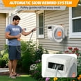 thumbnail image 4 of Yiwa Wall Mounted Hose Reel, With 9 Function Sprayer Nozzle, Any Length Lock, Automatic Rewind and Slow Return System, 180 Deg Swivel Bracket, 4 of 6
