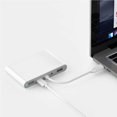 thumbnail image 4 of Injueey Convertidor USB HUB multifuncional 7 en 1 PD Carga Proyección VGA Resolución 4K Transmisión de video Adaptador USB3.0 Distribuidor Juegos de teclado y mouse para computadora, 4 of 6