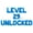 Blue, variant on Letter Balloons - LEVEL 29 UNLOCKED 16" Inch Alphabet Letters Foil Mylar Balloon 29th Birthday Party Banner (White)