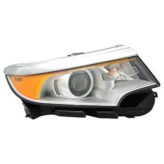 Right Passenger Side Headlight Assembly - Compatible with 2011 - 2014 Ford Edge 2012 2013