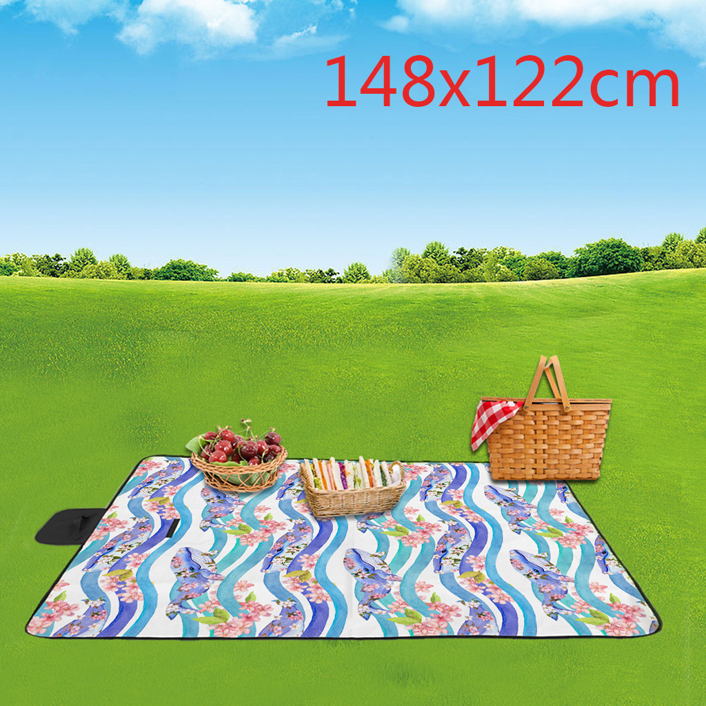 Handle Design 3D Digital Printing Full Polyester Oxford Cloth Picnic