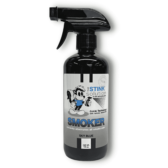 The Stink Solution Smoke Odor Eliminating Spray, Sky Blue, 16 fl oz