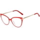thumbnail image 4 of Qarigey 1 par de gafas de mujer, reemplazo Universal HD, protección solar inastillable, gafas de moda, adorno rojo Type2 NO2, 4 of 6