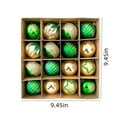 thumbnail image 3 of Fiudx Liquidación De Decoración Del Hogar 16 Bolas Colgantes De Navidad Coloridas, Adornos De Bolas A Prueba De Navidad Para Suministros De Árbol De Navidad Para Fiestas Ofertas Y Liquidación, 3 of 7