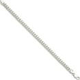 thumbnail image 2 of Sterling Silver 6.4mm Polished Domed Curb Chain (7 X 6.4) Made In Italy qdb180-7, 2 of 5
