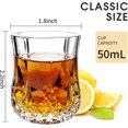 thumbnail image 2 of Verres à Shot 50ml, Verre Sans Plomb, Base Lourde Claire, 2 of 4