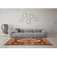 thumbnail image 3 of Ahgly Company Indoor Square Persian Brown Traditional Area Rugs, 5' Square, 3 of 4