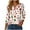 A-White, variant on Rotm Womens Christmas T Shirts Button V Neck Christmas Tree Printed Tshirts 2025 3/4 Length Sleeve Holiday Tops(Black,S)