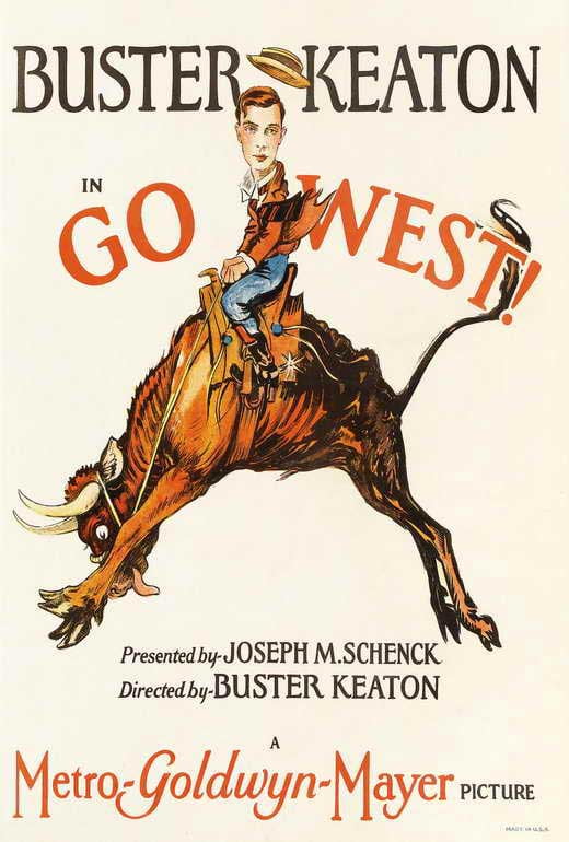 Go West movie POSTER (Style A) (27" x 40") (1925)