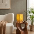 thumbnail image 5 of Eangee Mini Square Cocoa Leaf Lamp Yellow, 5 of 5
