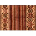 thumbnail image 1 of Ahgly Company Indoor Rectangle Abstract Orange Modern Area Rugs, 7' x 9', 1 of 4