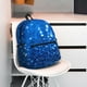 thumbnail image 5 of Easygdp A Blue Glitter Mochila Casual para Portátil, Mochila para Escuela, Viajes, Negocios, 5 of 6