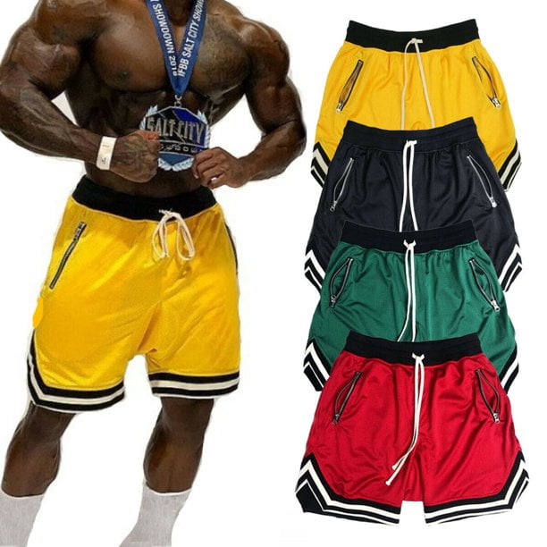 and Sports 16 Colors Running AP-6479 Cycling Game Gear Unisex 9 Inseam Mesh Shorts for Basketball