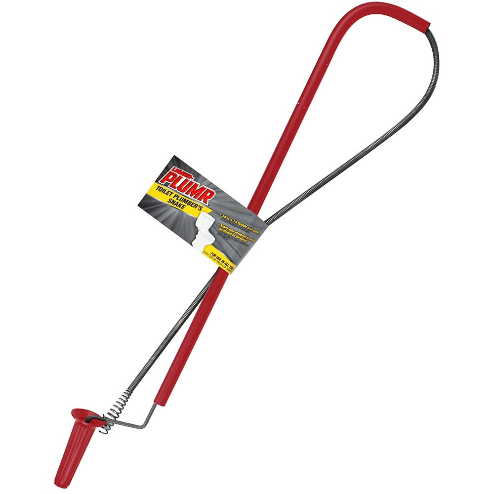 LiquidPlumr 3/8in x 3ft Snake Drain Cleaner Music Wire Plumbing