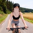thumbnail image 5 of Women's Sun Protection Face Mask, Ice Silk Breathable UV Neck Gaiter and Face Cover, Lightweight for Outdoor Activities, Travel, Cycling, and Sun Exposure-Pink, 5 of 7
