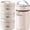 D001- Beige, variant on Storage Containers, Stainless Steel Containers for Storage, Microwavable Meal Prep Containers, Small Soup Containers with Lids for Lunch, Stackable, Beige, 3 Set, Insulated Lunch