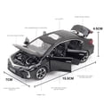 thumbnail image 4 of Amyove Exquisite Alloy Simulation 1:32 Toyota Corolla Family Car Model Decoration Sound Light Force Control Children Pull-back Car Toy, 4 of 6