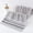 Gray, variant on 28*13" Face Hand Towel Thickened Soft Absorbent Plain Color Household Wash Face Gift Towel