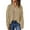 Beige, variant on Duoif Sweaters for Women Trendy Kint Long Sleeve 1/4 Zip Pullover Turtleneck Sweater for Women, Women's Sweaters Womens Tops Beige L