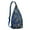 Blue-14, variant on Color Block Sling Backpack - Bold Geometric Colorful Design Shoulder Bag, Compact for Travel Essentials