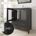 thumbnail image 6 of Vanity Art VA3024-60E 60 in. Double Sink Bathroom Vanity Set, Espresso, 6 of 9