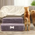 thumbnail image 4 of OULII Dog Stairs with Wear Resistant Material Light Grey Pet Step Ladder for Easy Climbing, 4 of 8