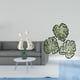 thumbnail image 2 of Figura de gato,Esculturas de gatos de pareja,figura decorativa de gato,Placa de pared con hojas de palma,Decoración de pared de madera con hojas de palma,Adorno de madera para pared con, 2 of 8