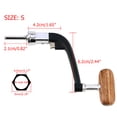 thumbnail image 2 of Foldable Metal Fishing Reel Handle, Easy To Use Foldable Metal  Fishing Reel Handle Durable  for Outdoor, 2 of 6