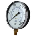 thumbnail image 6 of Large 4.5" 200 PSI Air Compressor Tank Pressure Gauge 1/4" Male NPT Threads, 6 of 7