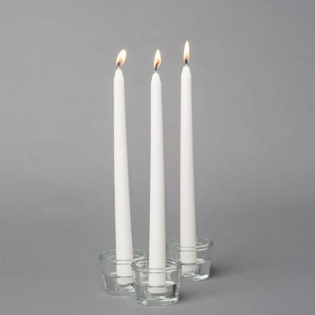 Richland Taper Candles 10" White Set of 144
