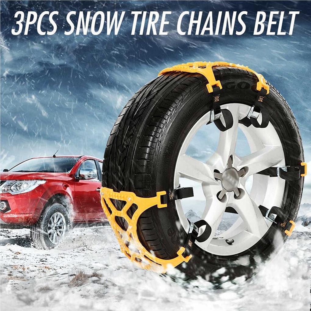 Chaines Antidérapantes Pour Pneus – En Plastique Et Nylon, Idéales Pour La Neige, Le Sable Et La Boue