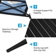 thumbnail image 6 of Costway 8PCS Patio Furniture Set Aluminum Frame Cushioned Sofa Chair Coffee Table Blue, 6 of 6