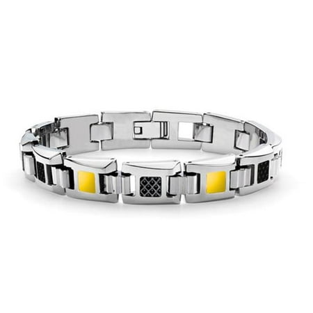 Tonino Lamborghini TBR004003 Tonino Lamborghini Il Primo Yellow Lacquer Bracelet