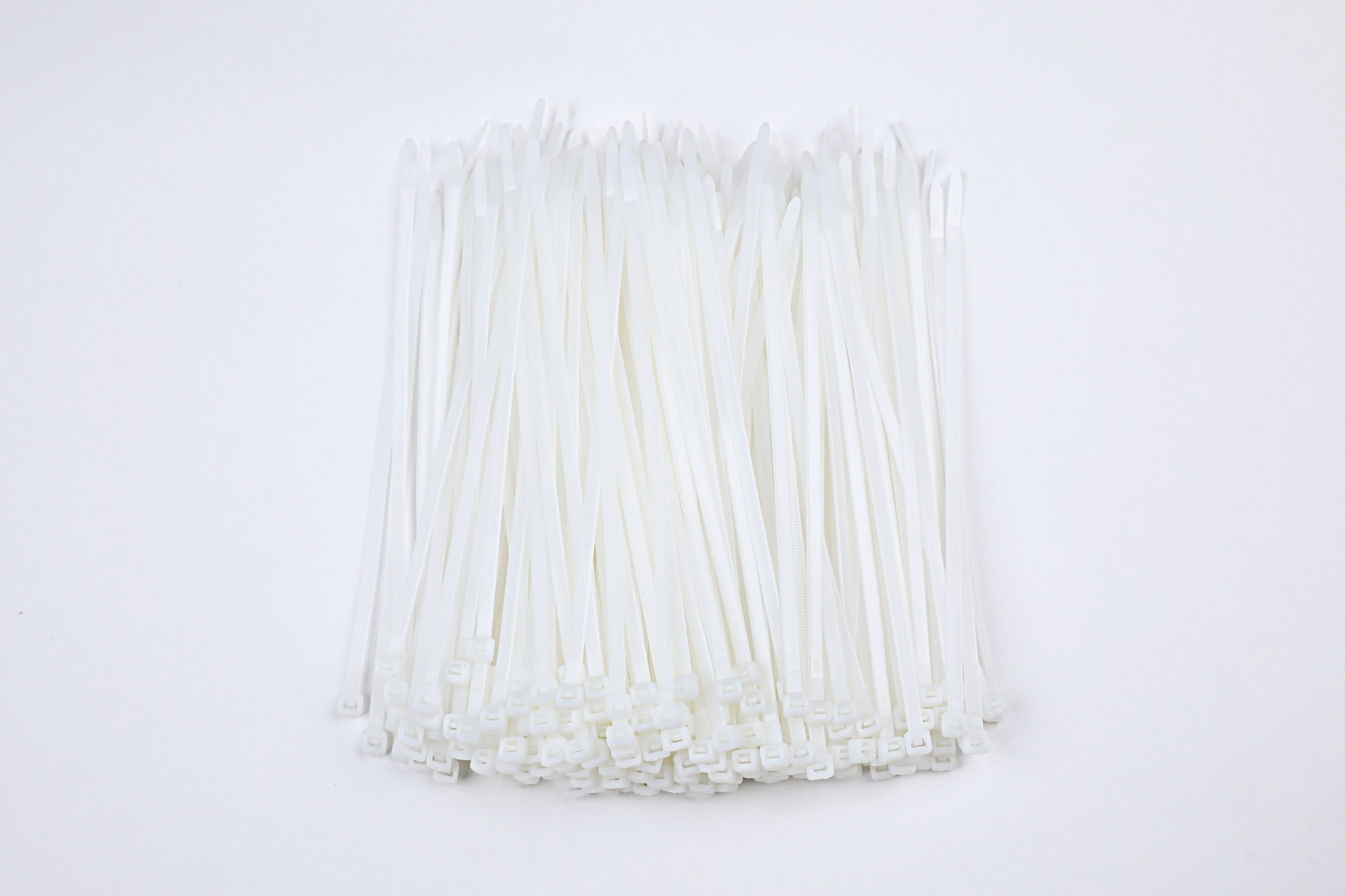 Hyper Tough 8inch Cable Tie Natural 250Pcs