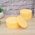 thumbnail image 4 of 10pcs Makeup Removal Sponge with Wood Pulp Compress Cosmetic Puff for Facial Washing and Makeup Removing Yellow, 4 of 8