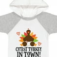thumbnail image 4 of Inktastic Thanksgiving Cutest Turkey in Town Boys or Girls Baby Bodysuit, 4 of 5