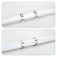 thumbnail image 5 of T8 Clips Soporte Colgador Fluorescente Tubo Luz Accesorio Soporte Abrazaderas con Tornillos para LED Bombillas Techo Lámpara, Acero Paquete de 10, 5 of 5