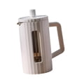 thumbnail image 1 of Cafetera francesa, resistente al calor, té fabricante de café portátil engrosado 600 ml para la cocina cafetería, 1 of 8