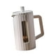 thumbnail image 1 of Cafetera de prensa francesa portátil para preparar té, café espesado y fácil de limpiar Blanco, 1 of 9