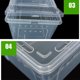 thumbnail image 3 of 1x Caja de Plástico Serpiente Transporte Cría Alimentación Estuche de Alimentación - 25x17.5x11cm Colco Tanque de reptiles, 3 of 8
