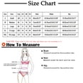 thumbnail image 3 of Ichuanyi Womens Swimsuits Clearance Swimsuits For Women 2 Piece Hawaiian Tropical Print Swim Cami Bra And Ruffles Bathing Sets Beachwear Ichuanyi Ichuanyi, 3 of 7