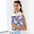 thumbnail image 6 of FORMRS 3 Ring Binder with Pockets 1.5" D-Rings Clip Board 200 Sheets Capacity, Blue Cute Halloween, 6 of 8