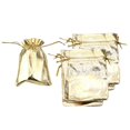 thumbnail image 5 of Bolsas con cordón Bolsas de para fiestas Pendientes de dulces Bolsas de joyería dorado Macarena Bolsas de cordón, 5 of 5