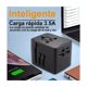 thumbnail image 3 of Enchufe Adaptador Universal De Viaje BELUG 3 Usb+1 Tipo C 4 Modos, 3 of 3