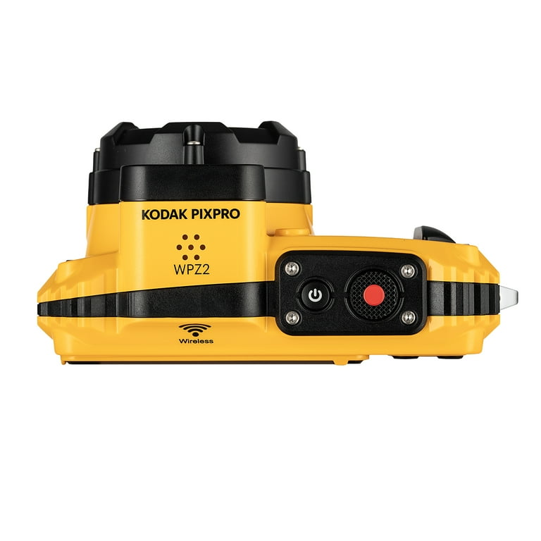 Kodak Pixpro WPZ2 Digital Camera (Yellow) Bundle Including: 2x 32