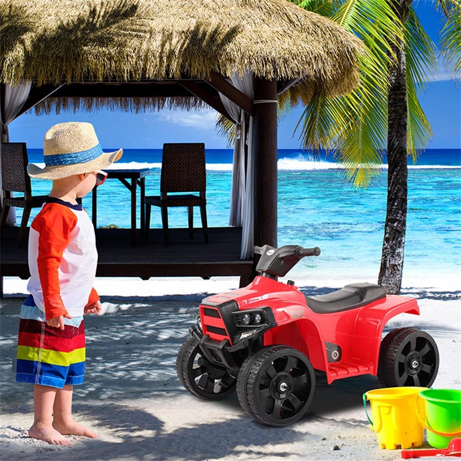 Lowestbest Children 6V Electric Battery Powered Ride on Car W/ 4 Wheels Led Lights, Gift Toy for Girls Boy, Multi-color Lowestbest Children 6V Electric Battery Powered Ride on Car W/ 4 Wheels Led Lights, Gift Toy for Girls Boy, Multi-color