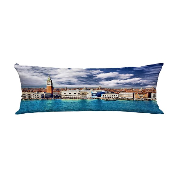 ECZJNT Venezia travel romantic pleace Pillow Cover Body Pillowcase Pillow Protector 20x60 Inch