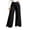 Black, variant on Plus Size Wide Leg Pants for Women Loose Fit Casual Trousers Stretchy Crossover High Waist Pants for Gym(Black,X-Large)