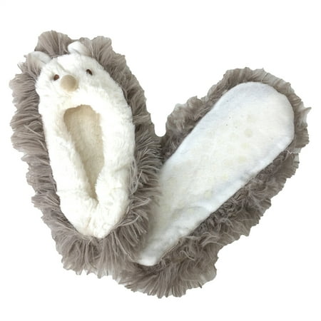 

Fashion Culture Hedgehog Fuzzy Slipper Socks 5-7 Beige