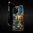 thumbnail image 6 of DistinctInk Clear Hybrid Case for Apple iPhone 15 Pro Max (6.7" Screen) - Philippians 4:6: Present Your Requests with Gratitude and Prayer - Raised Bezel Screen Guard, 6 of 8